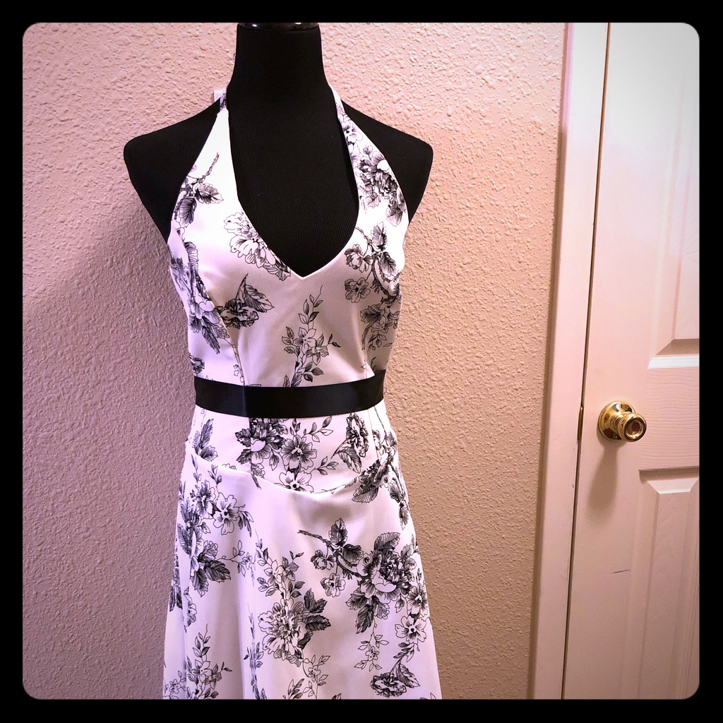B Smart Brand Halter Top Dress